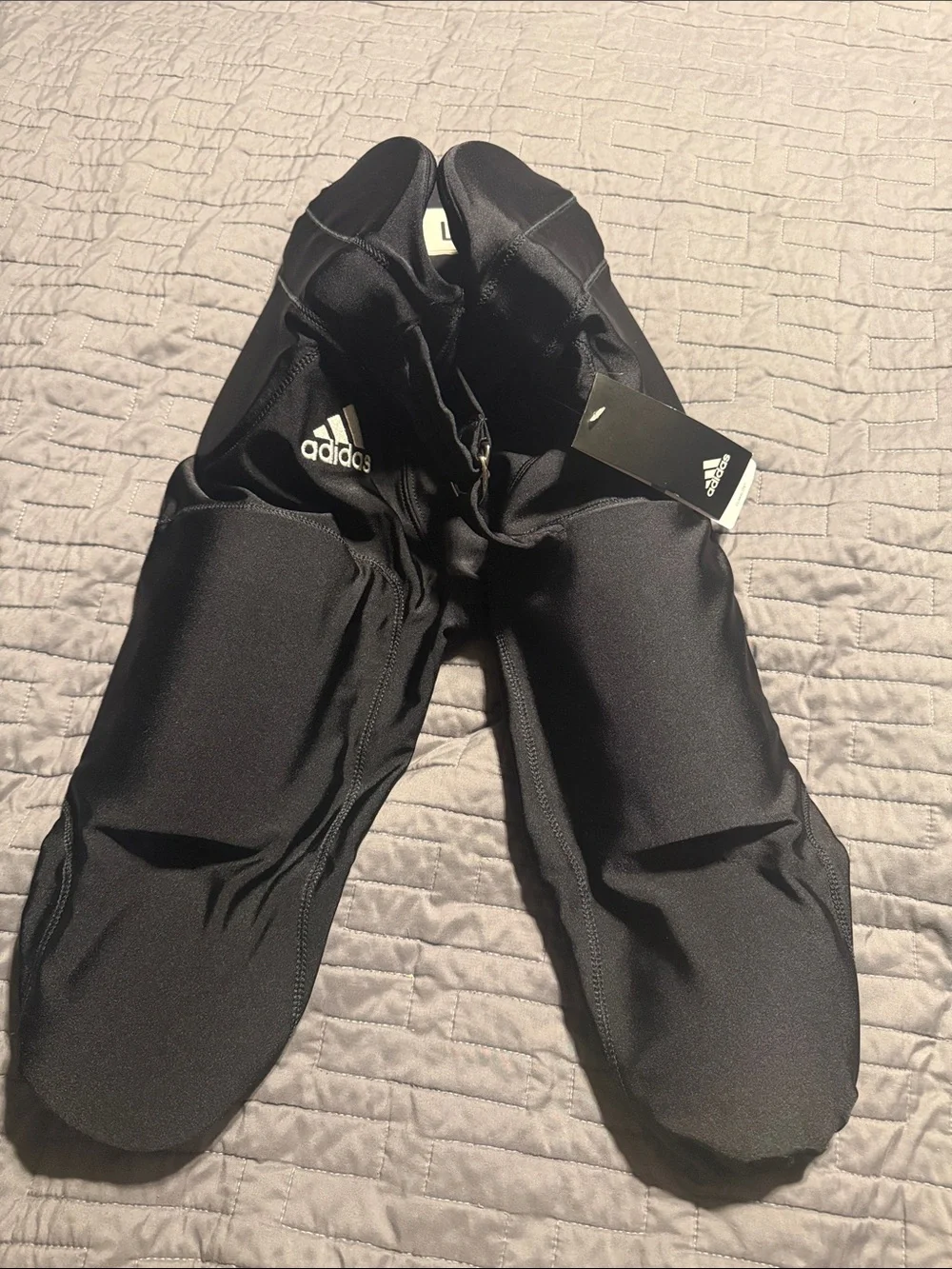 adidas Black Youth Padded Athletic Pants